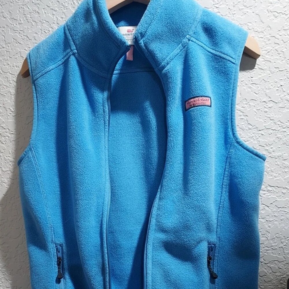 Vineyard Vines Fleece Women Vest XXS